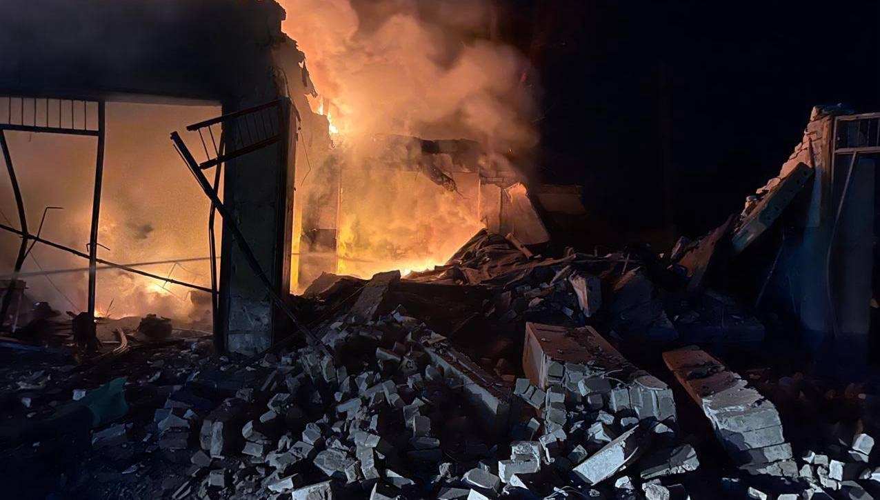 Фото: разрушения в Днепропетровской области